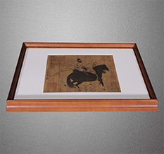 泸县书画装裱配框服务案例